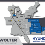 Wolter Territory Coverage of Hyundai map